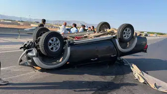 Kuzey Çevre Yolu'nda Korkutan Kaza: Otomobil Takla Attı, 2 Yaralı
