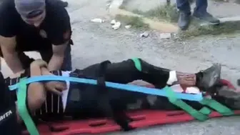 Darende'de Otomobilin Çarptığı Motosiklet Sürücüsü Yaralandı