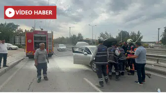 Malatya'da Seyir Halindeki Otomobilin Motoru Yandı