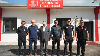 Darende Belediye Başkanı Bozkurt'tan İtfaiye Ziyareti