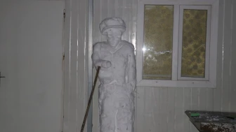 Malatya’da Kardan Adam Değil "İnsan" Yaptı: Görenler Hayran Kaldı