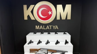 Malatya’da Ruhsatsız Silah Operasyonu: 12 Tabanca Yakalandı