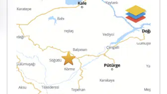 Malatya'nın Pütürge İlçesinde 3,2 Büyüklüğünde Deprem
