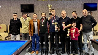 Malatya 3 Bant Bilardo Şampiyonası Sona Erdi: İşte Kazananlar