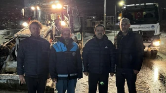 Başkan Taşkın’dan Kar Nöbeti: Siz Rahat Uyuyun Biz Sahadayız