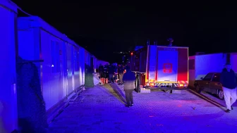 Malatya’da Konteyner Kentte Korkutan Yangın: Elektrik Kontağı Şüphesi