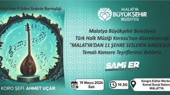 Malatya’dan 11 Şehre Seslerin Kardeşliği: Büyükşehir’den Anlamlı Türkü Konseri