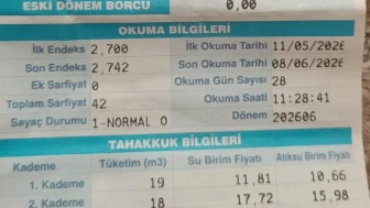 Özalper Mahallesi Sakinlerinden MASKİ’ye Yüksek Su Faturası Tepkisi