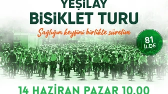 Malatya'da 13. Geleneksel Yeşilay Bisiklet Turu Düzenleniyor