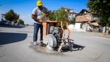 Malatya'da Altyapı Bacaları Yol Seviyesine Uygun Hâle Getiriliyor
