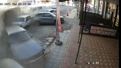 Malatya’daki Feci Kazanın Güvenlik Kamera Kaydı Ortaya Çıktı