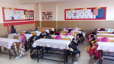 Malatya’daki Okullarda Afet Bilinci İçin Eş Zamanlı Tatbikat Yapıldı