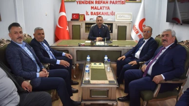 Yeniden Refah Partisi ve Malatya TSO’dan Ekonomik İş Birliği Görüşmesi