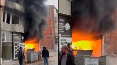 Niyazi Mahallesi'nde Terkedilmiş İş Yeri Alev Aldı!