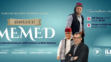 Havlucu Memed Gösterisi 20 Kasım’da Sanatseverlerle Buluşuyor