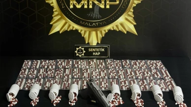 Malatya'da Torbacıya Suçüstü: Binlerce Hap ve Silah Ele Geçirildi