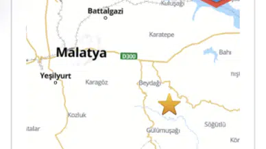 Malatya'da Bugün İkinci Kez Deprem Sarsıntısı Hissedildi