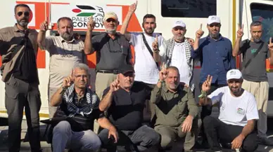 Malatya’dan Filistin Konvoyuna Katılacak 9 Kişi Dualarla Uğurlandı