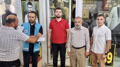 Müftülükten Geçici Ticaret Merkezi Esnafına Mevlid Ziyareti