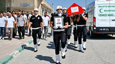 Malatyalı Polis Memuru Ahmet Kataroğlu Son Yolculuğuna Uğurlandı