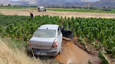 oğanşehir’de Otomobil Tütün Tarlasına Savruldu: 3 Yaralı!