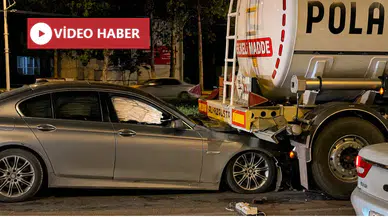 Facianın Eşiğinden Dönüldü: Otomobil Akaryakıt Tankerine Çarptı!