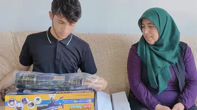 Doğanşehir'de CİMER'e Yazan Öğrenciye Teleskop Sürprizi