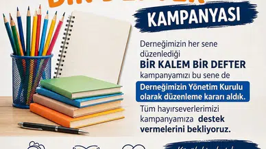 Arapgir’de Öğrenciler İçin “Bir Kalem Bir Defter” Kampanyası