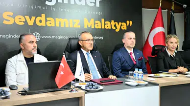 Vali Seddar Yavuz MAGİNDER Yönetim Kurulu Toplantısına Katıldı