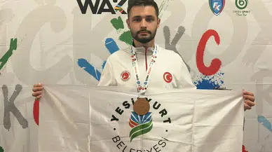 Yeşilyurt Belediyesporlu Ömer Faruk Yılmaz Dünya Üçüncüsü Oldu