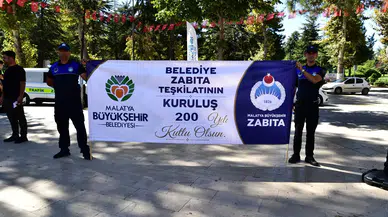 Malatya'da Zabıta Teşkilatının 200. Kuruluş Yılı Kutlandı