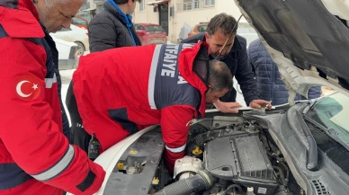 Doğanşehir’de Kaputa Sıkışan Kedi İçin Sanayi Yolculuğu: Mutlu Son