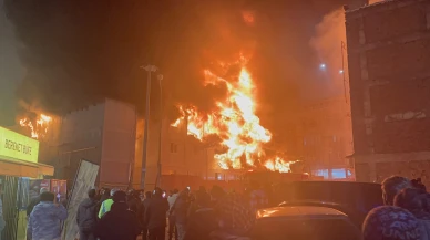 Hamidiye Mahallesi’nde Konteyner Yatakhanede Büyük Yangın