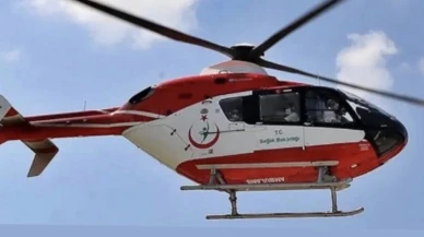 Darende’de Zamanla Yarış: Kalp Krizi Geçiren Hasta Helikopterle Taşındı