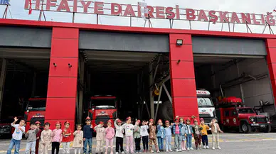 Küçük Öğrenciler, İtfaiyecilik Mesleğini Uygulamalı Olarak Tanıdı