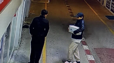 Geçici Ticaret Merkezi’nde Hırsızlık Kameraya Yansıdı