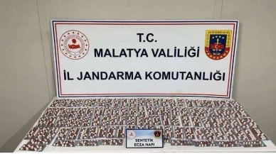 Malatya Jandarma Operasyonu: 1454 Hap Ele Geçirildi