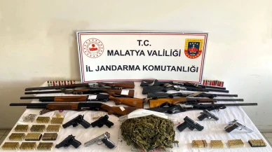 Malatya Jandarmasından Silah ve Uyuşturucu Operasyonu: 22 Gözaltı