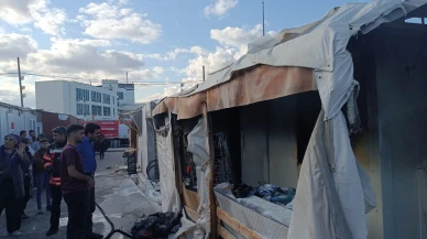 Malatya Teknokent Konteyner Kentte Korkutan Yangın