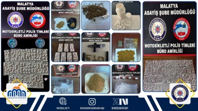 Malatya’da Yunus Ekiplerinden Zehir Tacirlerine Darbe: 21 Gözaltı