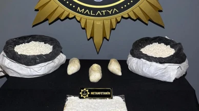 Malatya’da Şeker Çuvallarından Uyuşturucu Çıktı: 3 Kilo Metamfetamin Ele Geçirildi