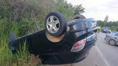 Doğanşehir Sürgü’de Otomobil Devrildi: 1 Yaralı