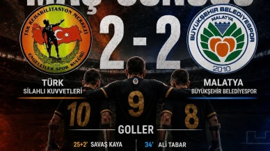 Malatya Ampute Futbol Ligi 4. Sırada Bitirdi, Kupada Yarı Finale Çıktı
