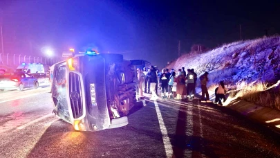 Kahta’dan Darende’ye Gezi Yapan Öğrencileri Taşıyan Minibüs Kaza Yaptı