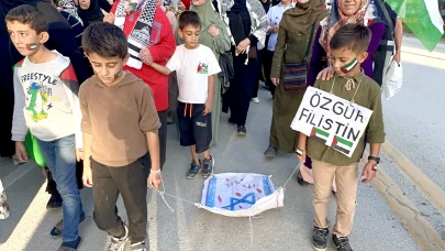 Özgürlüğe Yürüyoruz Yürüyüşü: Malatya'da Binler Filistin İçin Yürüdü