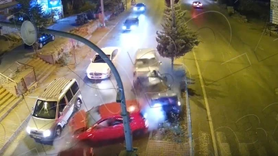 Malatya’daki Zincirleme Kazanın Güvenlik Kamerası Görüntüleri