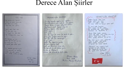 “Mehmetçikle Bir Gün” Projesinde Öğrencilerden Duygusal Şiirler
