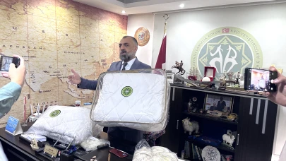 Malatya Koyun Keçi Yetiştiricileri Birliği Yünleri Değerlendiriyor