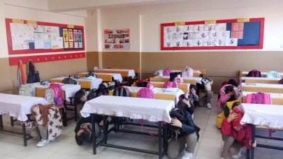 Malatya’daki Okullarda Afet Bilinci İçin Eş Zamanlı Tatbikat Yapıldı