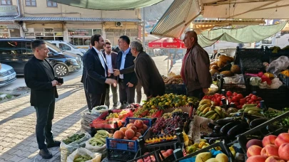 CHP’li Veli Ağbaba ve Bilal Bilici, Darende’de Esnafla Buluştu